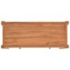 vidaXL Skrivbord med 2 lådor 100x40x75 cm teak
