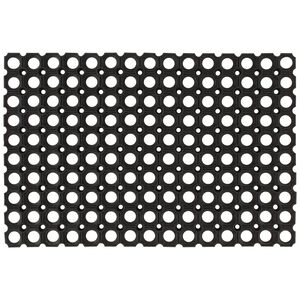 vidaXL D&ouml;rrmatta rektangul&auml;r 40x60 cm Gummi