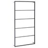 vidaXL Handduksh&auml;ngare svart 60x10x116 cm st&aring;l