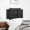 vidaXL Headboard Cushion "Zadar" Black 90 cm Faux Leather