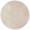 vidaXL Omr&aring;desmattor Rund PALMERAS Beige &Oslash; 160 CM Polyester