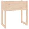vidaXL Odlingsl&aring;da 78x40x81 cm massiv furu