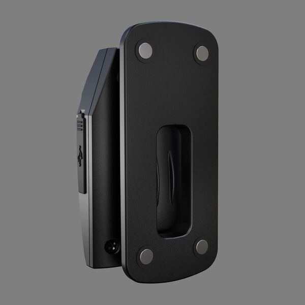 SOLIDLINE Laddningsbar kl&auml;mlampa SC4R 200 lm vitt och r&ouml;tt ljus