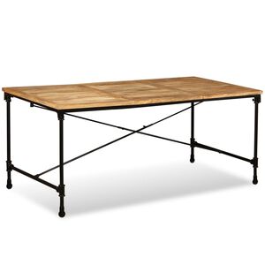 vidaXL Matbord i massivt mangotr&auml; 180 cm