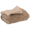 vidaXL Sommar Duvet Taupe 200 x 220 cm Mikrofiber och Teddyfleece
