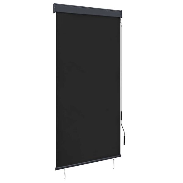 vidaXL Rullgardin utomhus 100x250 cm antracit