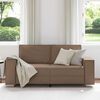 vidaXL Soffa 140cm Cappuccino tyg