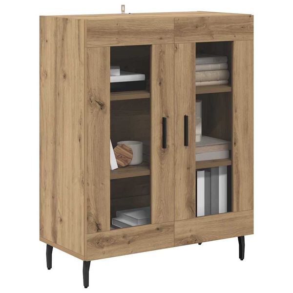 vidaXL Sideboard Artisan Ek 69,5 x 34 x 90 cm Konstruerat tr&auml;