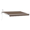 vidaXL Elektrisk Retraktabel Markis Taupe 2,5 x 2 m