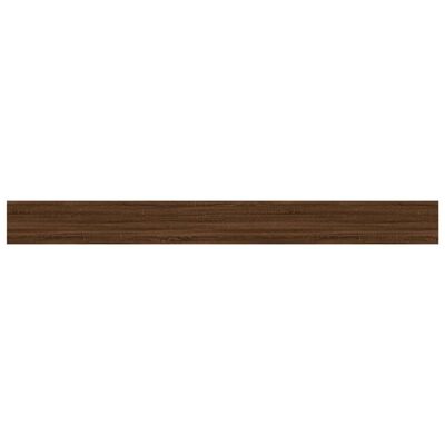 vidaXL Vägghyllor 4 st brun ek 100x10x1,5 cm konstruerat trä