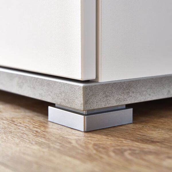 Germania Garderob GW-Topix vit och betonggr&aring;