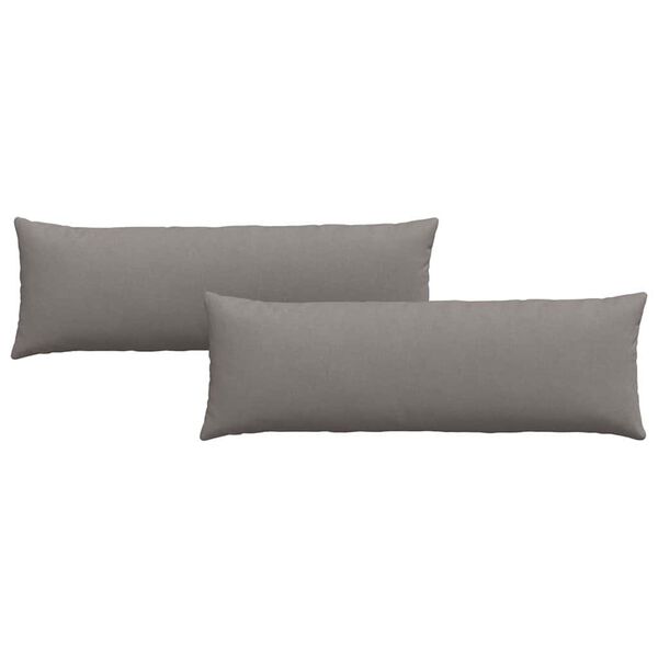 vidaXL Sofakuddar 2 pcs Taupe 120 x 40 cm tyg