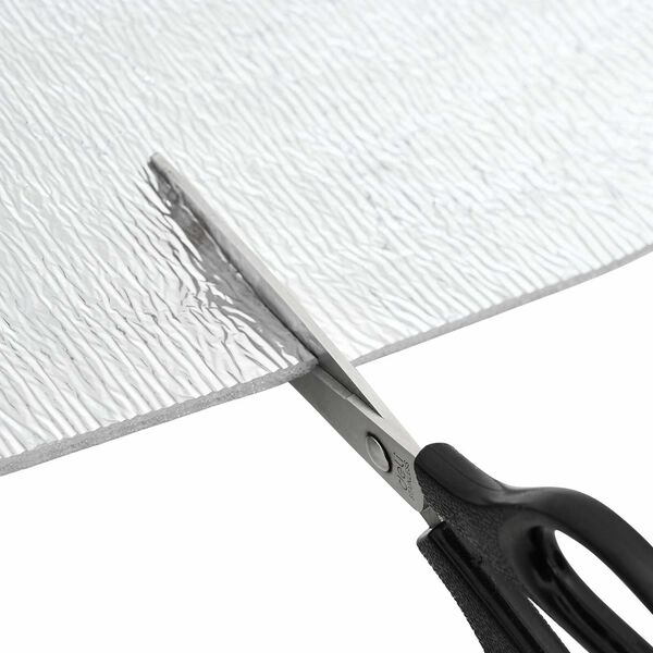 vidaXL V&auml;rmereflektor f&ouml;r element Silver 25 x 1 m polyeten