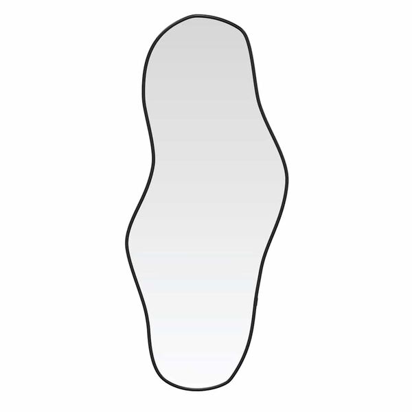 vidaXL Väggspegel svart 60x25 cm