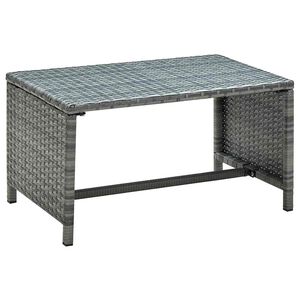 vidaXL Soffbord antracit 70x40x38 cm konstrotting
