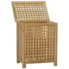 vidaXL Tv&auml;ttkorg 50x35x60 cm massivt teaktr&auml;