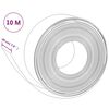 vidaXL Rabattkant grå 2 st 10 m 20 cm polyeten