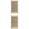 vidaXL Sk&aring;pd&ouml;rr 2 pcs Naturf&auml;rg 140,5 x 2,1 x 39,5 cm Massiv furu