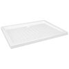 vidaXL Duschkar med prickar vit 90x70x4 cm ABS