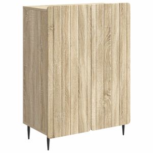 vidaXL Sideboard Sonoma-ek 66 x 34,5 x 92 cm Konstruerat tr&auml;