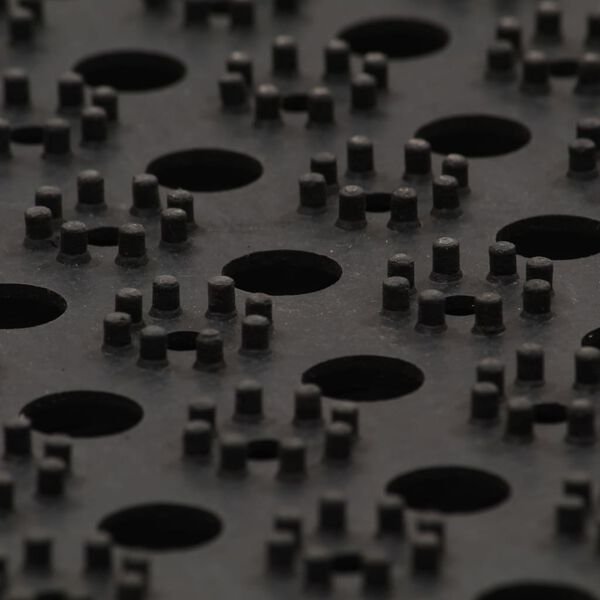 vidaXL Gummimatta 16 mm 100x200 cm