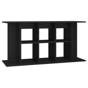vidaXL Akvarieb&auml;nk svart 120x40x60 cm konstruerat tr&auml;