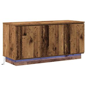 vidaXL TV-sk&aring;p Gammalt tr&auml; 100 x 38 x 49 cm Konstruerat tr&auml;