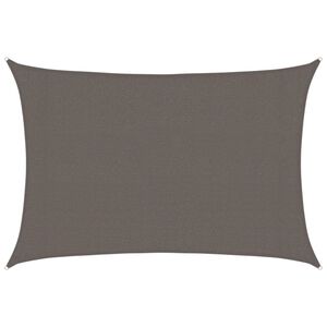 vidaXL Solsegel 160 g/m&sup2; antracit 3x5 m HDPE