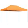 vidaXL Pop-Up hopf&auml;llbart partyt&auml;lt 292x292x315 cm orange