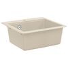 vidaXL Diskho 80% Kvarts och 20% Resin 470 x 440 mm Beige