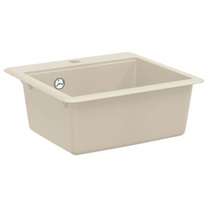 vidaXL Diskho 80% Kvarts och 20% Resin 470 x 440 mm Beige