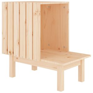vidaXL Kattkoja 60x36x60 cm massiv furu