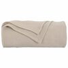 vidaXL Kastfilt Beige 270 x 240 cm Fleece