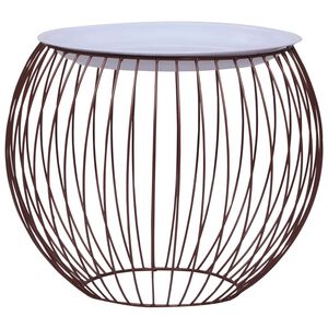 vidaXL Soffbord guld &Oslash; 41 cm