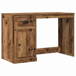 vidaXL Skrivbord Gammalt tr&auml; 50 x 115 x 75 cm Konstruerat tr&auml;