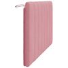 vidaXL Headboard Cushion "Hanko" Pink 120 cm Velvet