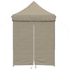 vidaXL Partyt&auml;lt Taupe 200 x 200 x 306 cm Oxford Tyg