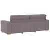 vidaXL 3-sitssoffa taupe 180 cm tyg