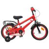 vidaXL Barncykel 14 Tum fr&aring;n 3-5 &aring;r gammal R&ouml;d