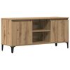 vidaXL Tv-b&auml;nk artisan ek 102x35x50 cm konstruerat tr&auml;
