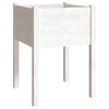 vidaXL Odlingsl&aring;da vit 50x50x70 cm massiv furu