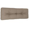 vidaXL Palldyna taupe 120x40x12 cm tyg