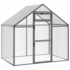vidaXL F&aring;gelbur Antracit 181,5 x 112,5 x 173,5 cm
