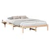 vidaXL S&auml;ngram Naturf&auml;rg 160 x 200 cm Massiv furu