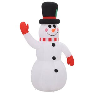 vidaXL Uppbl&aring;sbar sn&ouml;gubbe 240 cm