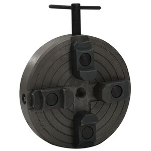 vidaXL 4-backs svarvchuck med M18-koppling st&aring;l svart 150x63 mm