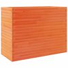 vidaXL Odlingsl&aring;da vaxbrun 90x40x68,5 cm massiv furu