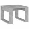 vidaXL Sidobord betonggr&aring; 50x50x35 cm konstruerat tr&auml;