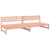 vidaXL Mittensoffor 2 st 120x80 cm massivt douglastr&auml;