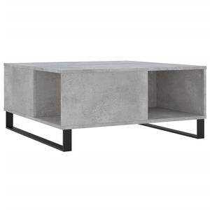 vidaXL Soffbord betonggr&aring; 80x80x36,5 cm konstruerat tr&auml;